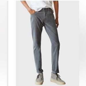 Todd Snyder Slim-Fit Corduroy Pants in Slate Gray - 35x32